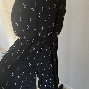Crop Black and White jumpsuit